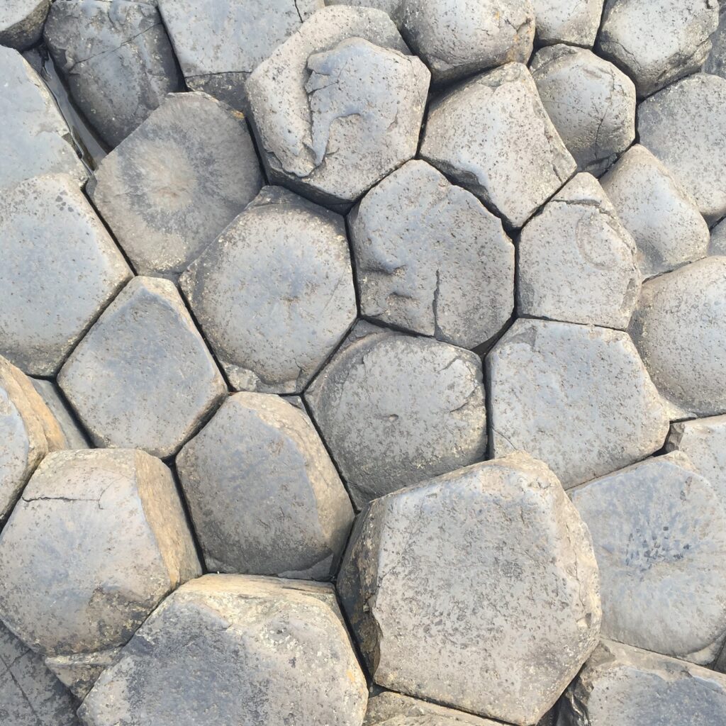 photo of geometric rocks